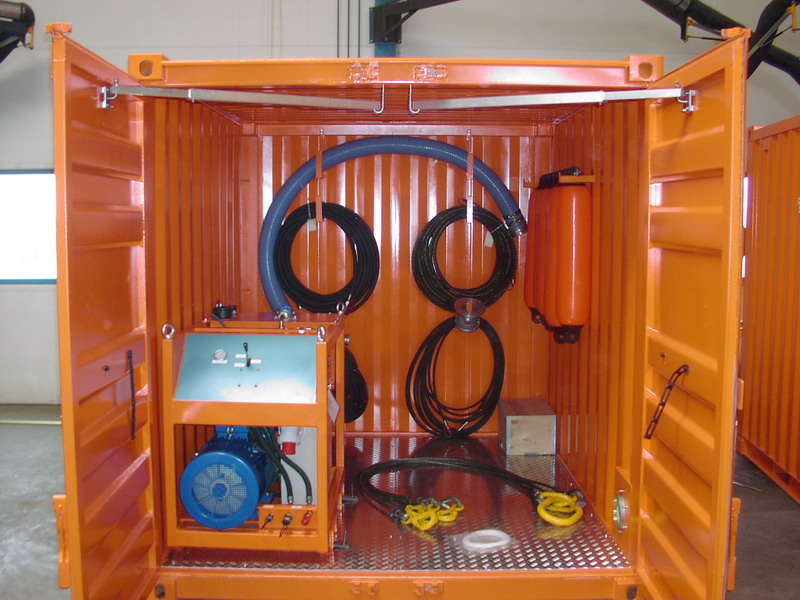 10'cont.+55kw elec. pp & terminator 250 duel